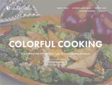Tablet Screenshot of colorfulcooking.com